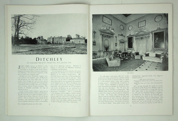 Ditchley Park, The Oxfordshire Seat of Mr. Ronald Tree, M.P., and Mrs Tree