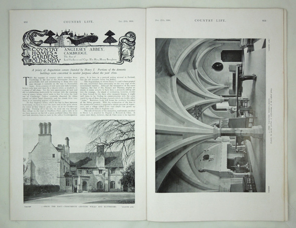 Anglesey Abbey, The Seat of Lord Fairhaven & Capt. Hon. Henry Broughton