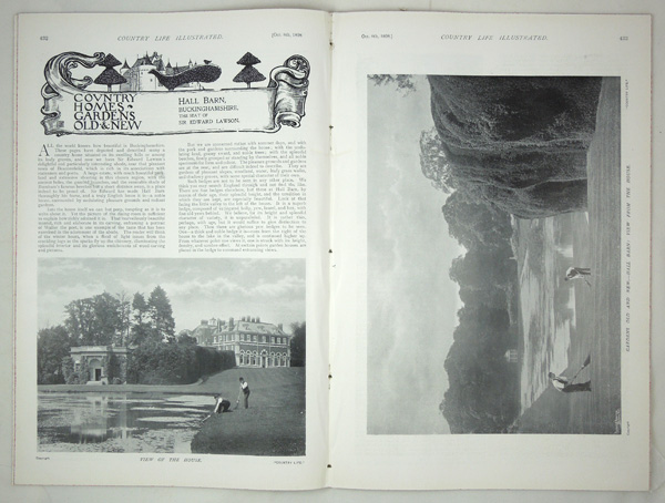 Hall Barn, The Seat of Sir Edward Lawson.