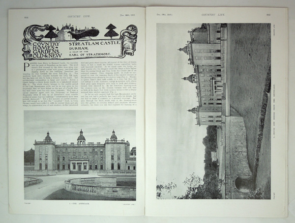 Streatlam Castle, A Seat of The Earl of Strathmore