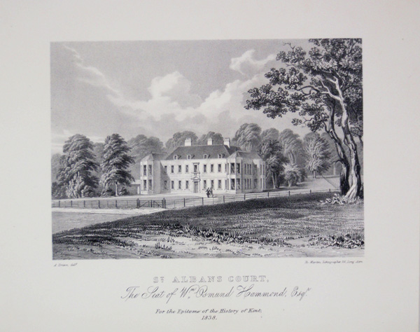 St Albans Court, The Seat of William Osmund Hammond, Esq