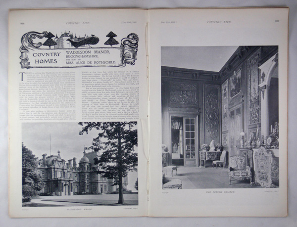 Waddesdon Manor, The Seat of Miss Alice De Rothschild.