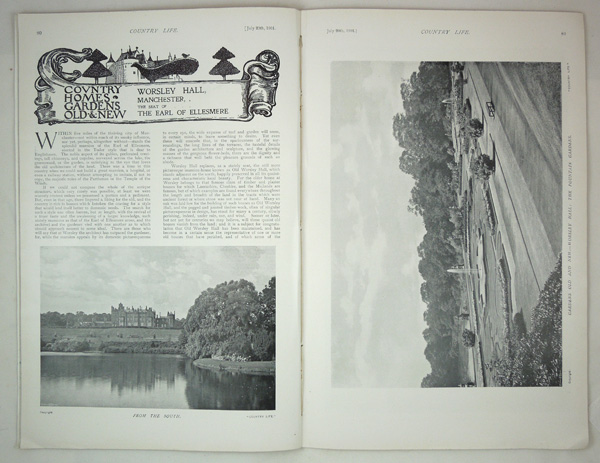 Worsley Hall, The Seat of The Earl of Ellesmere