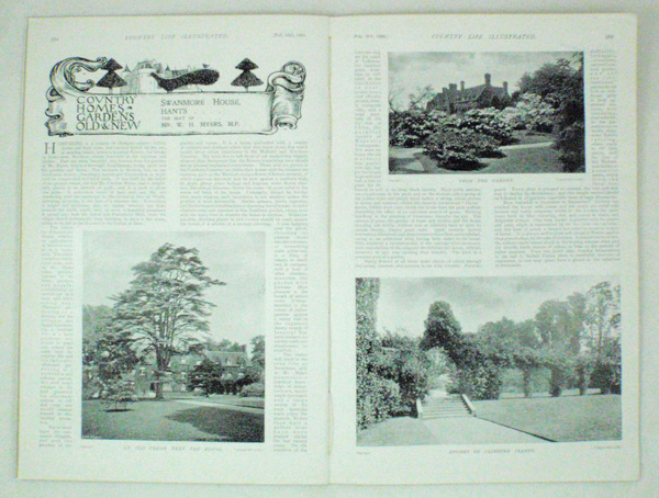 Swanmore House, The Seat of Mr. W. H. Myers, M.P.