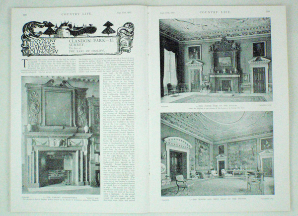 Clandon Park (Part 2), The Seat The Earl of Onslow.