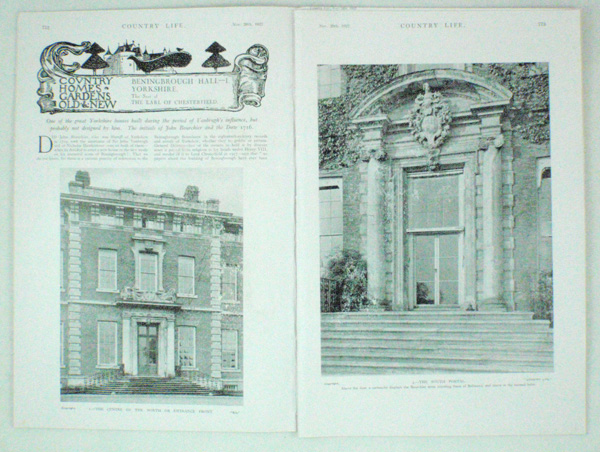 Beningbrough Hall (Part 1 of 2), The Seat of The Earl of Chesterfield