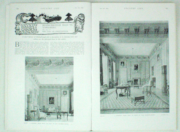 Beningbrough Hall (Part 2 of 2), The Seat of The Earl of Chesterfield