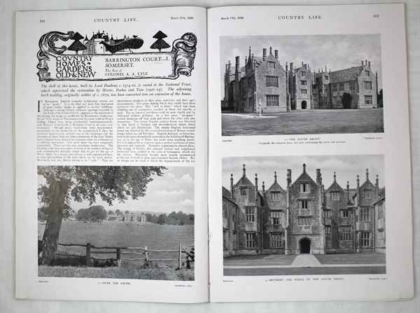 Barrington Court (Part-1), The Seat of Colonel A. A. Lyle.