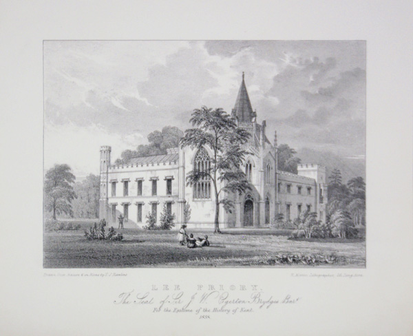 Lee Priory, The Seat of Sir J. W. Egerton Brydges Bart