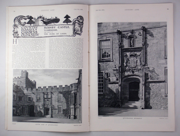 Hornby Castle, the Seat of the Duke of Leeds