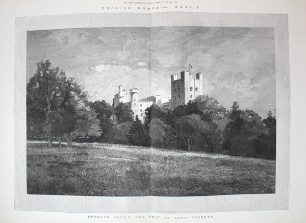 Penrhyn Castle, The Seat of Lord Penrhyn.