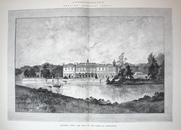 Clumber Park, The Seat of The Duke of Newcastle.