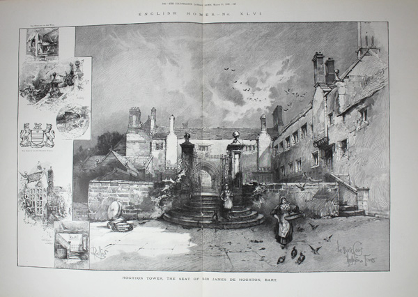 Hoghton Tower, The Seat of Sir James De Hoghton, Bart