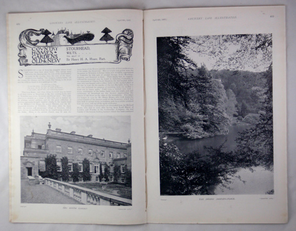 Stourhead, The Seat of Sir Henry Hoare, Bart