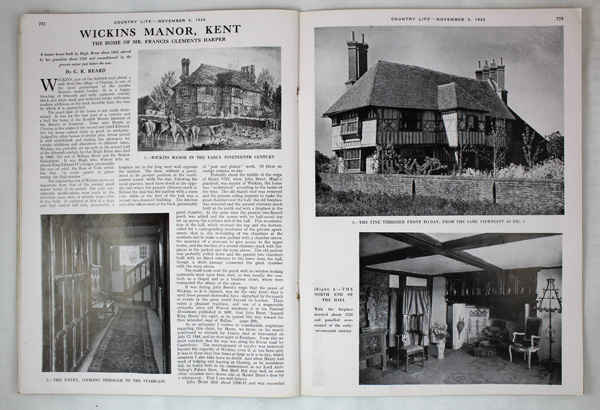 Wickens Manor, The Home of Mr. Francis Clements Harper.