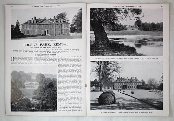 Bourne Park (Part-1), The Home of Sir John Prestige.
