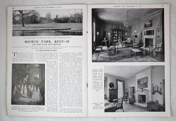 Bourne Park (Part-2), The Home of Sir John Prestige.