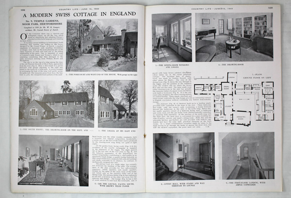 Moor Park (9, Temple Gardens). Architect Mr Conrad Furrer.