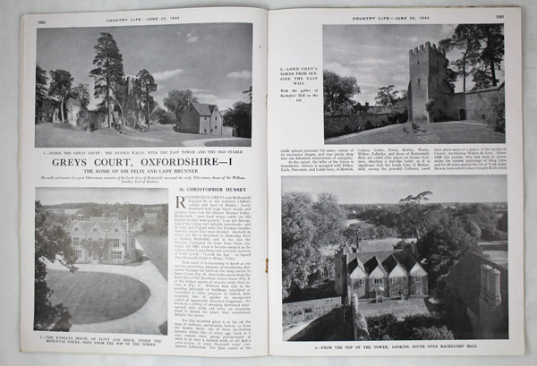 Greys Court (Part 1), The Home of Sir Felix and Lady Brunner