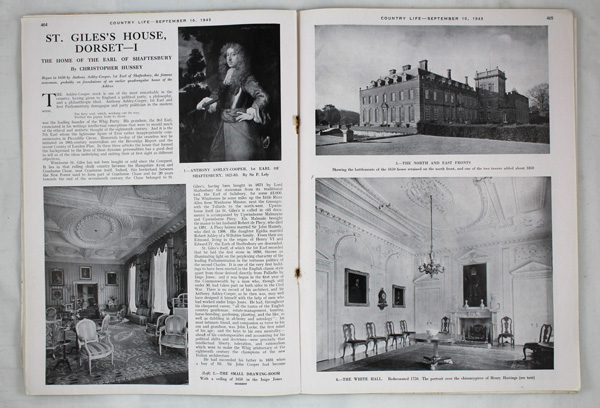 St. Gile's House (Part-1), The Home of The Earl of Shaftesbury