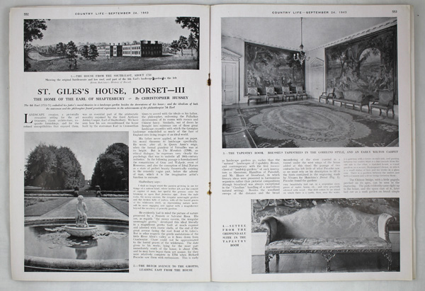 St. Gile's House (Part-3), The Home of The Earl of Shaftesbury