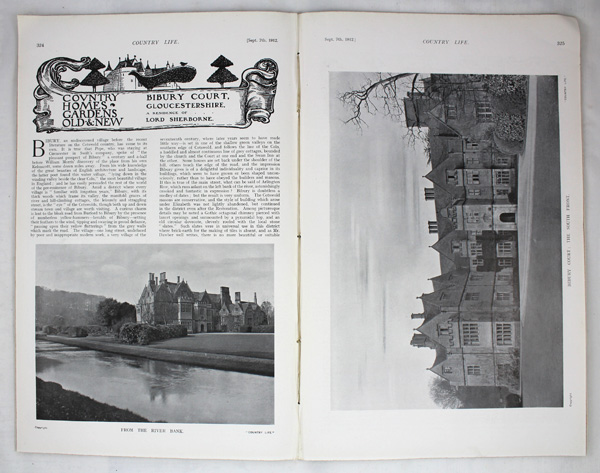 Bibury Court, A Residence of Lord Sherborne.