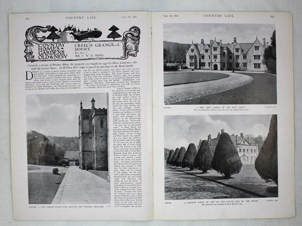 Creech Grange (Part 1), The Seat of Mr. J. W. G. Bond