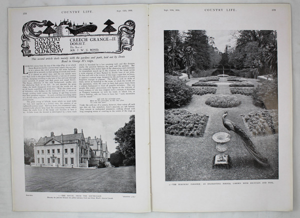 Creech Grange (Part 2), The Seat of Mr. J. W. G. Bond