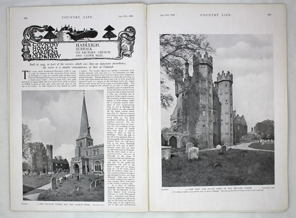 Hadleigh, its Rectory, Church, and Cloth Hall