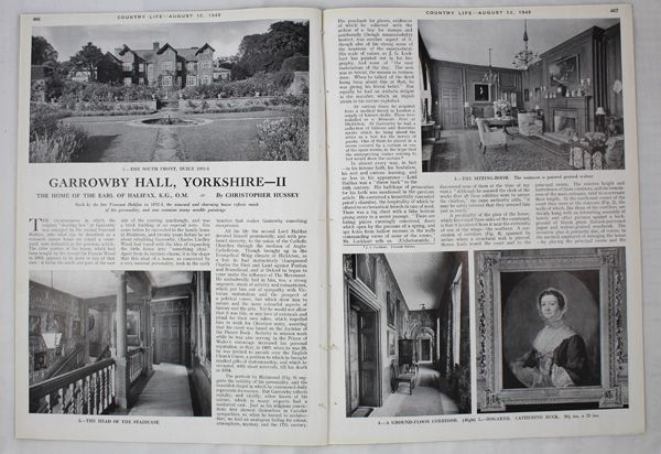 Garrowby Hall (Part-2), The Home of The Earl of Halifax, K.G., O.M.
