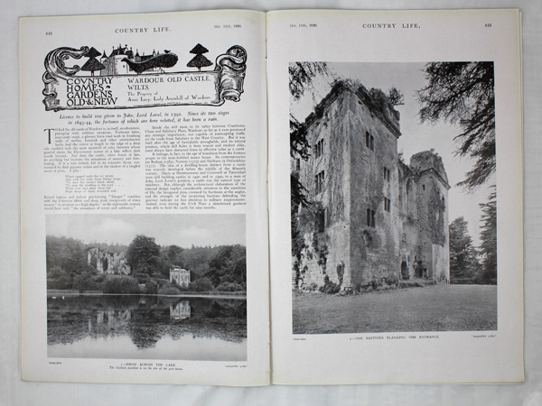 Wardour Old Castle, The Property of Anne Lucy, Lady Arundell of Wardour