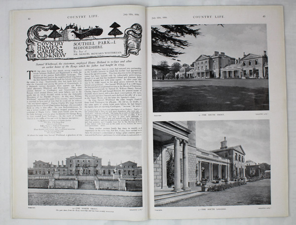 Southill Park (Part-1), The Seat of Mr. Samuel Howard Whitbread