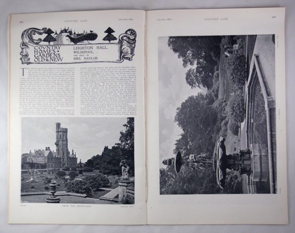 Leighton Hall in Welshpool,The Seat of Mrs Naylor