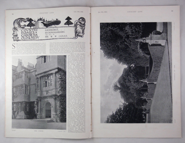 Gayhurst, The Seat of Mr W W Carlile