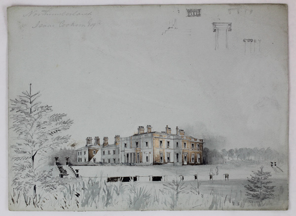 Meldon Hall (Meldon Park), The Seat of Isaac Cookson, Esq