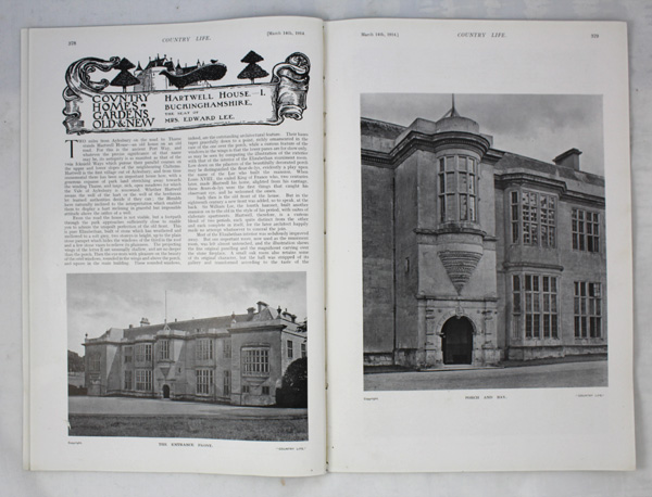 Hartwell House (Part 1), The Seat of Mrs Edward Lee