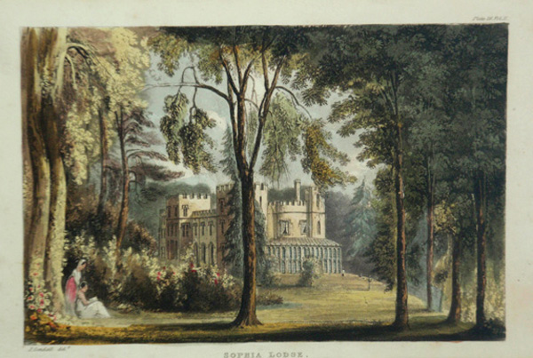 Sophia Lodge, Clewer, The Seat of William Dawson, Esq