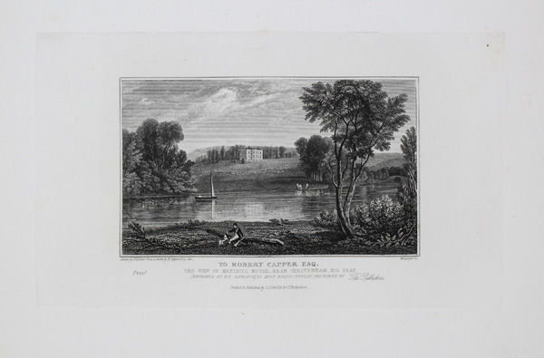 Marlhill House near Cheltenham, the Seat of Robert Capper, Esq