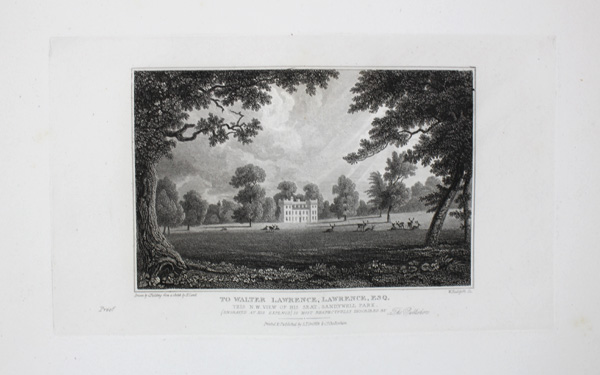 Sandywell Park, the Seat of Walter Lawrence, Lawrence, Esq, North West View