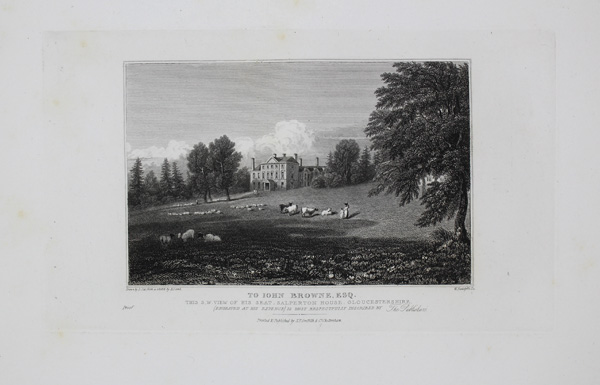 Salperton Park House, the Seat of John Browne, Esq, South West View
