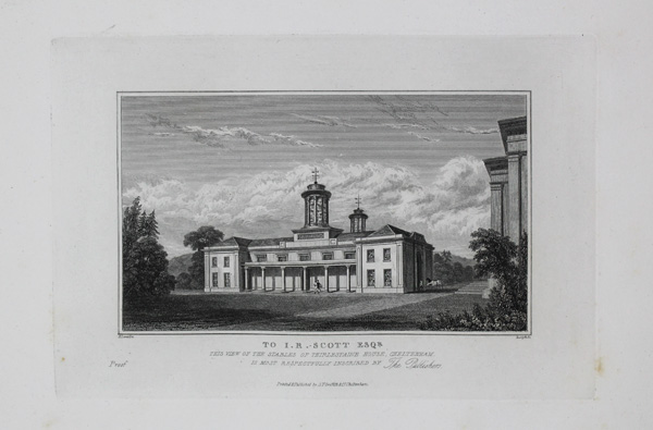 Thirlestaine House (a view of the stables), Cheltenham