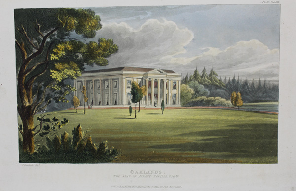 Oaklands, the Seat of Albany Saville, Esq