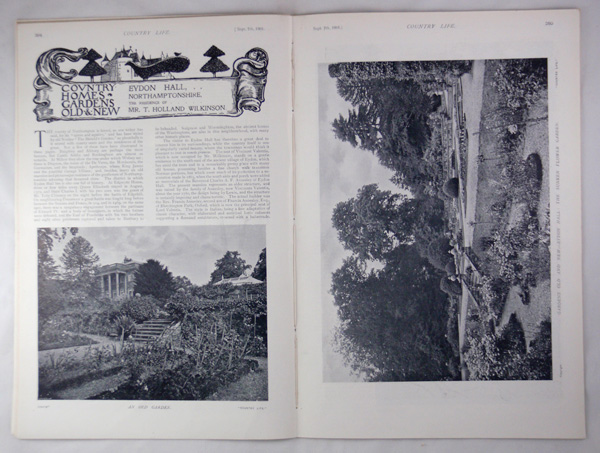 Eydon Hall, the residence of Mr T. Holland Wilkinson