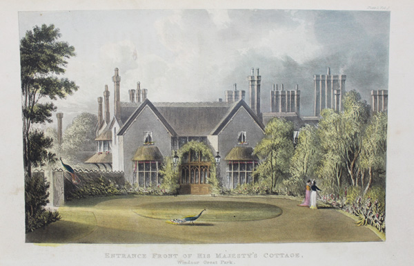 Entrance Front of His Majesty's Cottage, Windsor Great Park