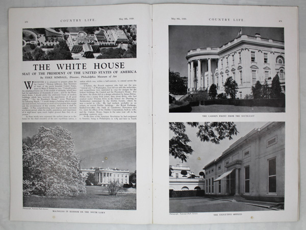 The White House, Seat of The President of The United States of America