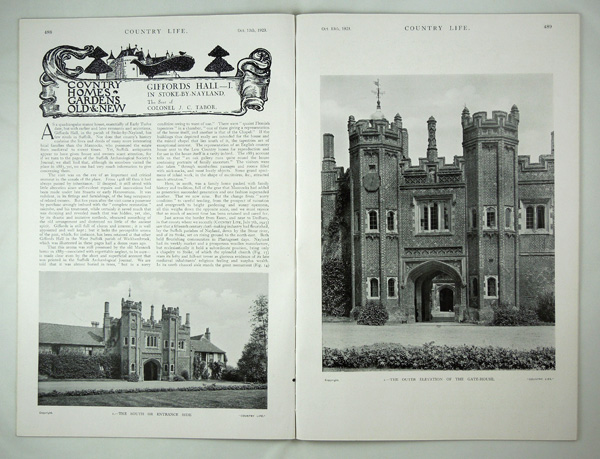 Giffords Hall in Stoke-by-Nayland (Part 1), The Seat of Colonel J. C. Tabor