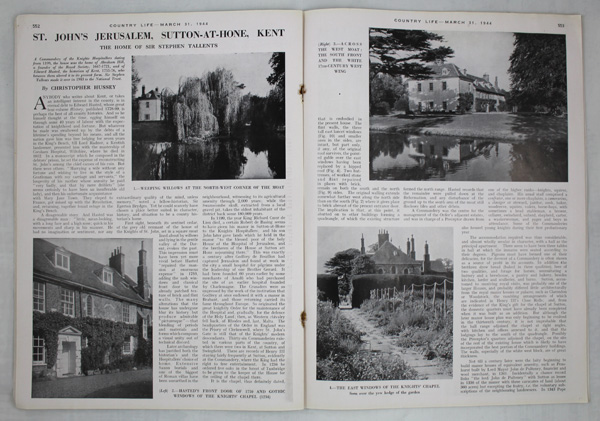 St. John's Jerusalem, The Home of Sir Stephen Tallents