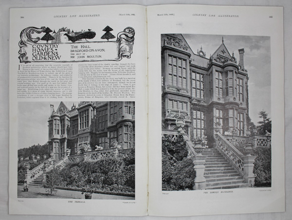 The Hall, Bradford on Avon, The Seat of Mr John Moulton