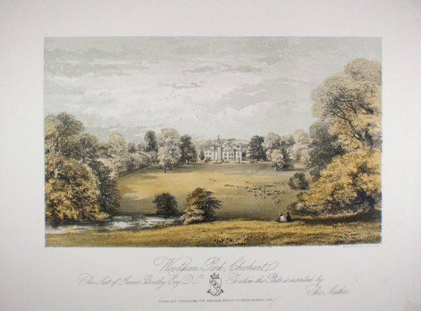 Woodgreen Park, Cheshunt, The Seat of James Bentley Esq