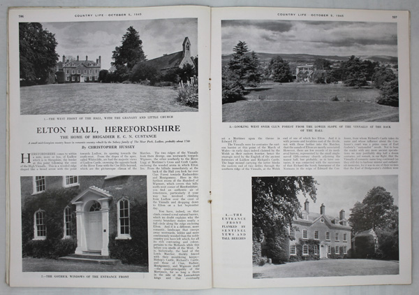 Elton Hall, The Home of Brigadier E. C. N. Custance